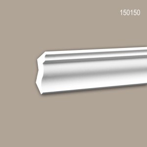 Weiße PROFHOME Eckleiste 150150 (50m) im Karton-Set für Paneel-Zubehör.