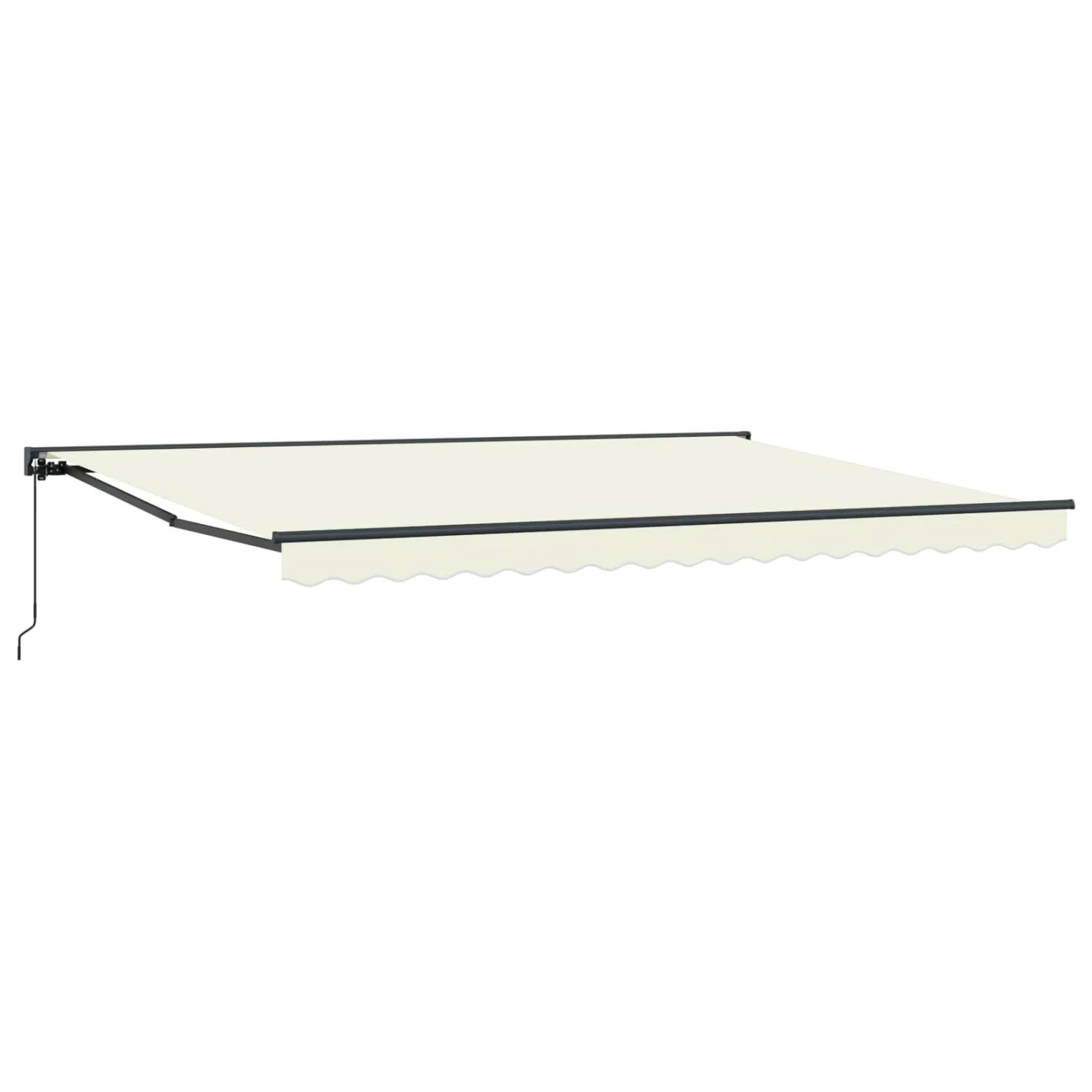 vidaXL Manuell Einziehbare Markise Creme 4 x 3,5 m 3420440