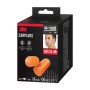 3M Einweg-Gehörschutzstöpsel, 50er-Pack. Orangefarbene Stöpsel und Verpackung. SNR-Wert 35 dB.