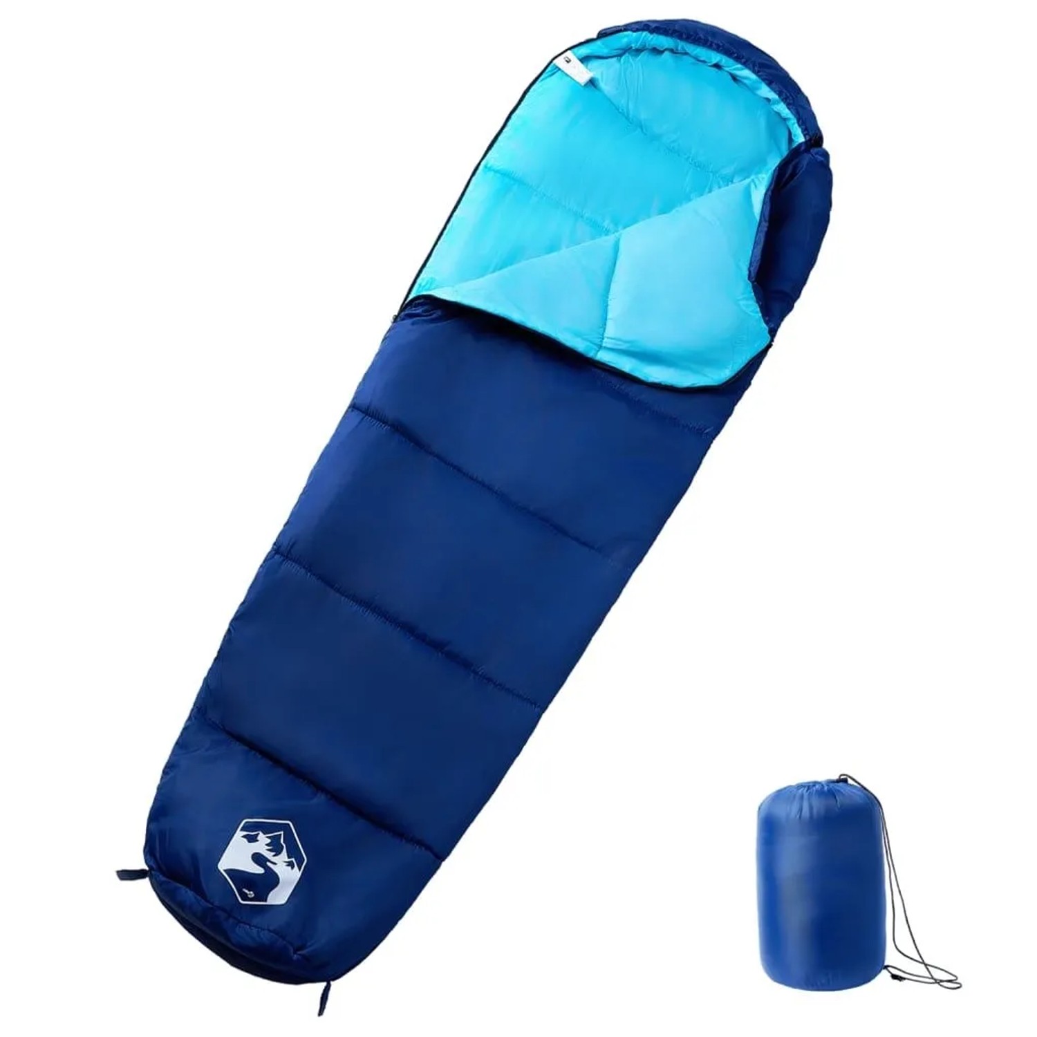 vidaXL Mumienschlafsack für Erwachsene Camping 3 Jahreszeiten 94519