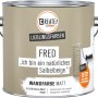 Dose CREATE! by OBI Wandfarbe Lieblingsfarbe Fred Salbeibeige, matte bunte Wandfarbe.