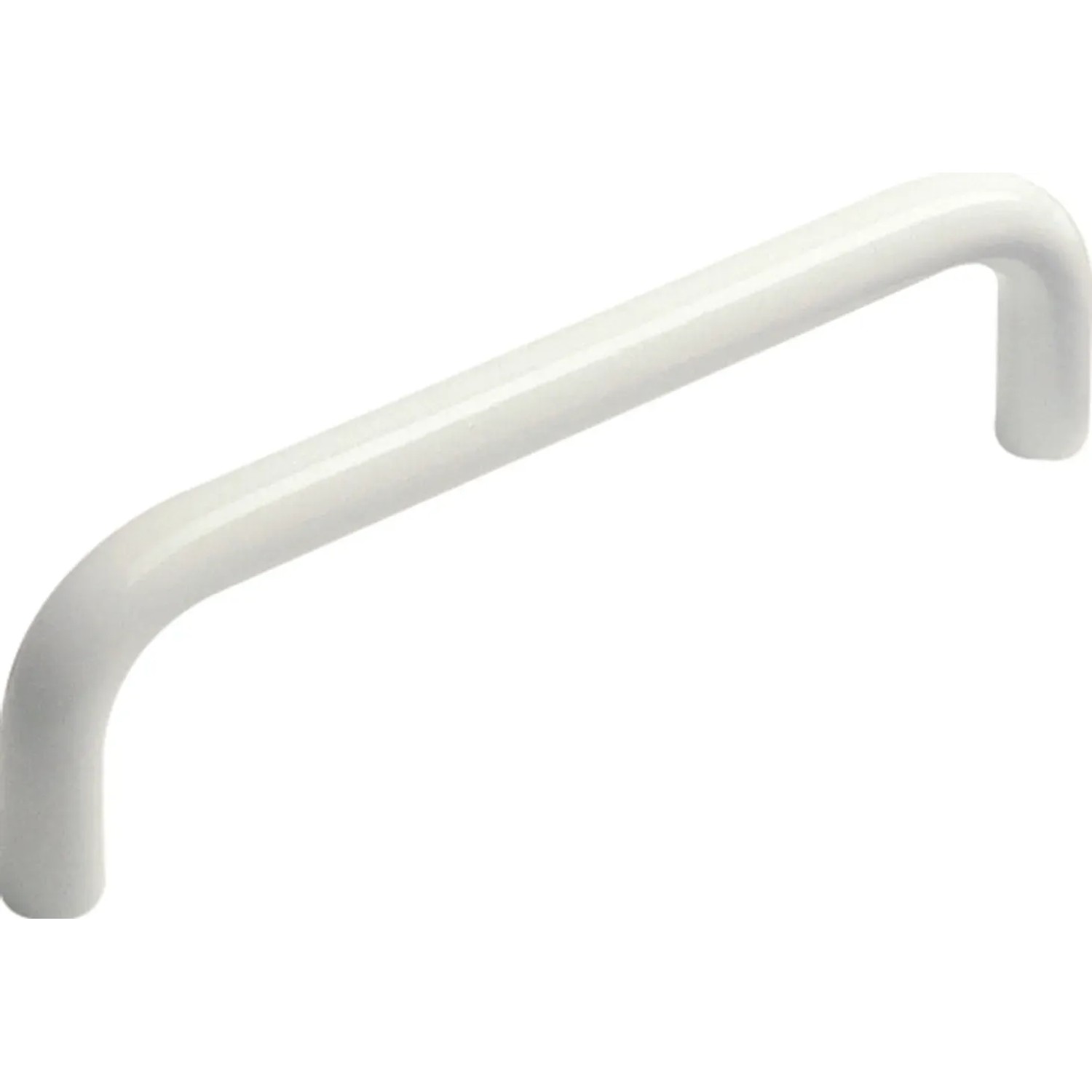 Weißer Metall Möbelgriff 6211A für Schränke und Schubladen.