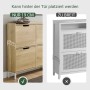 SoBuy Schuhschrank Schmal mit 4 Klappen Schuhkipper für Diele Flur FSR100-N_3