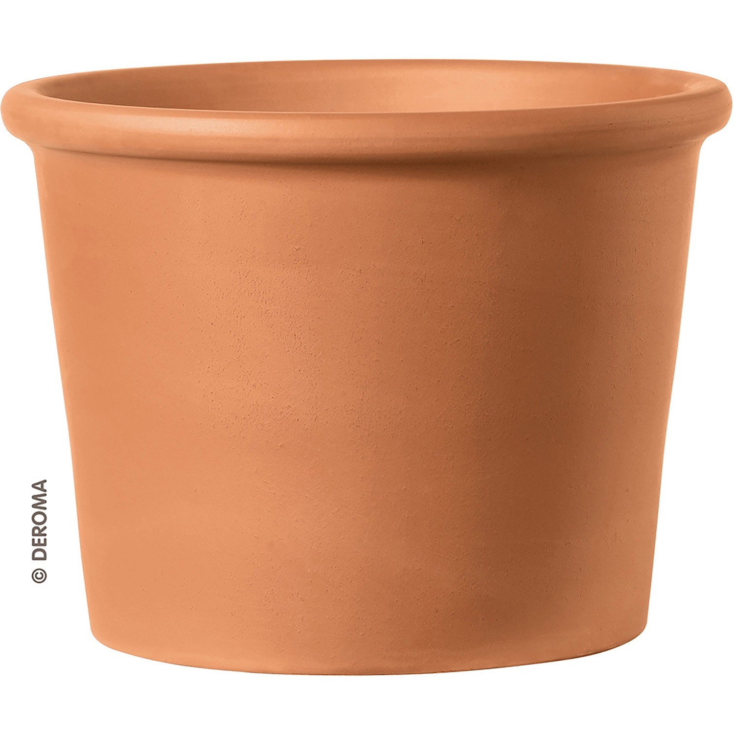 Deroma Pflanztopf Zylinder Bordato 38 cm Rot günstig online kaufen