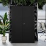 JAN NOWAK Metall-Büroschrank JAN II D600 185 x 115 x 60 cm Schwarz_7