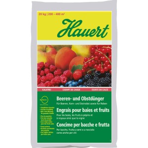 Hauert Beeren- und Obstdünger 20kg für gesunde Pflanzen und reiche Ernte.