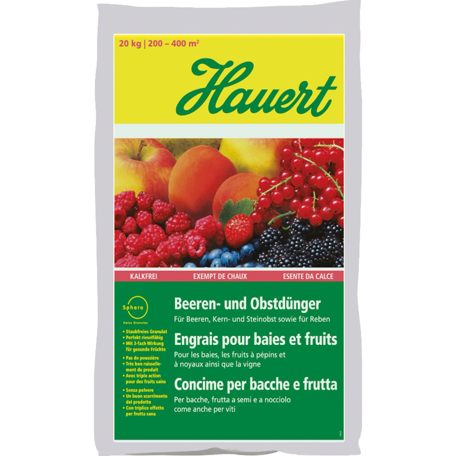 Hauert Beeren- und Obstdünger 20 kg günstig online kaufen