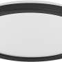 Ledvance Smart+ LED-Deckenleuchte Orbis Ultra Slim, schwarzer Rahmen, Ø 23 cm.