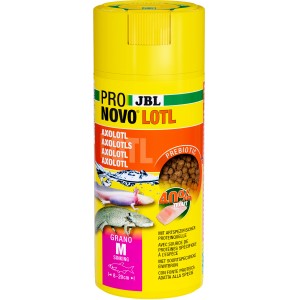 JBL Pronovo Lotl Grano M, 250ml Axolotl Futter für mittelgroße Axolotl (8-20cm).