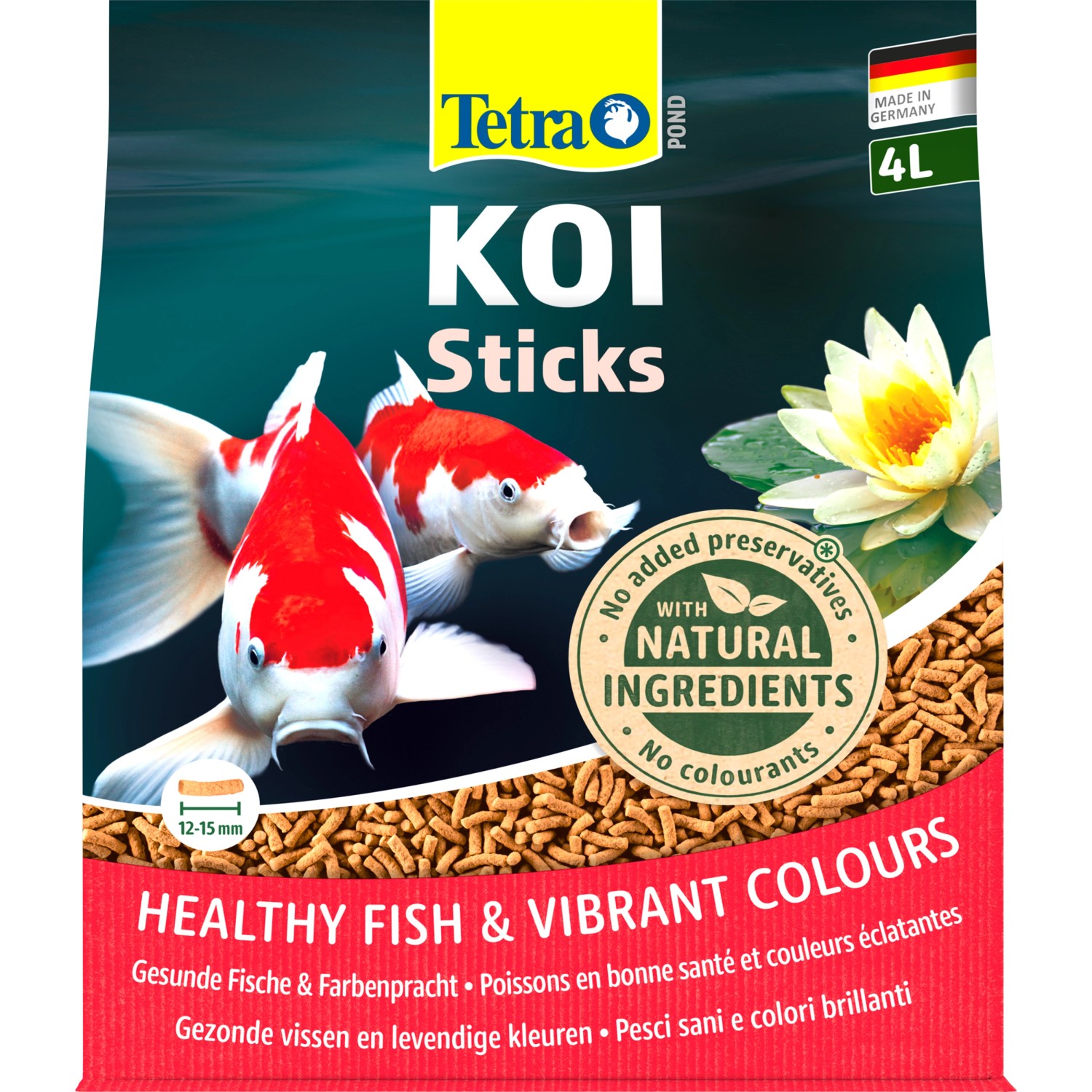 Tetra Pond Fischfutter Koi Sticks 4 l