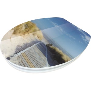 Sanitop-Wingenroth WC-Sitz Dünenblick mit High-Gloss Oberfläche und Soft-Close Funktion.