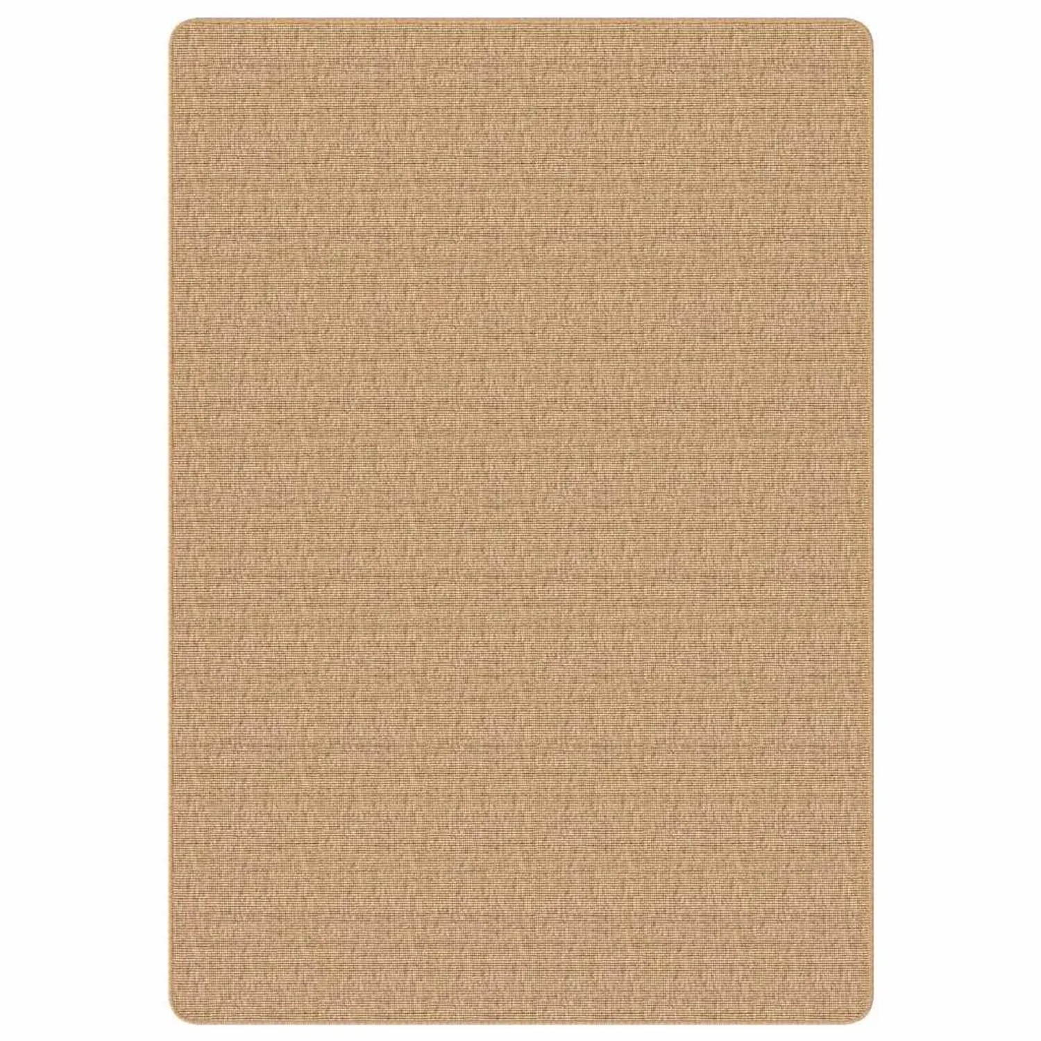 vidaXL Teppich Jute mit Latexrücken 140x200 cm Natur 245286 günstig online kaufen