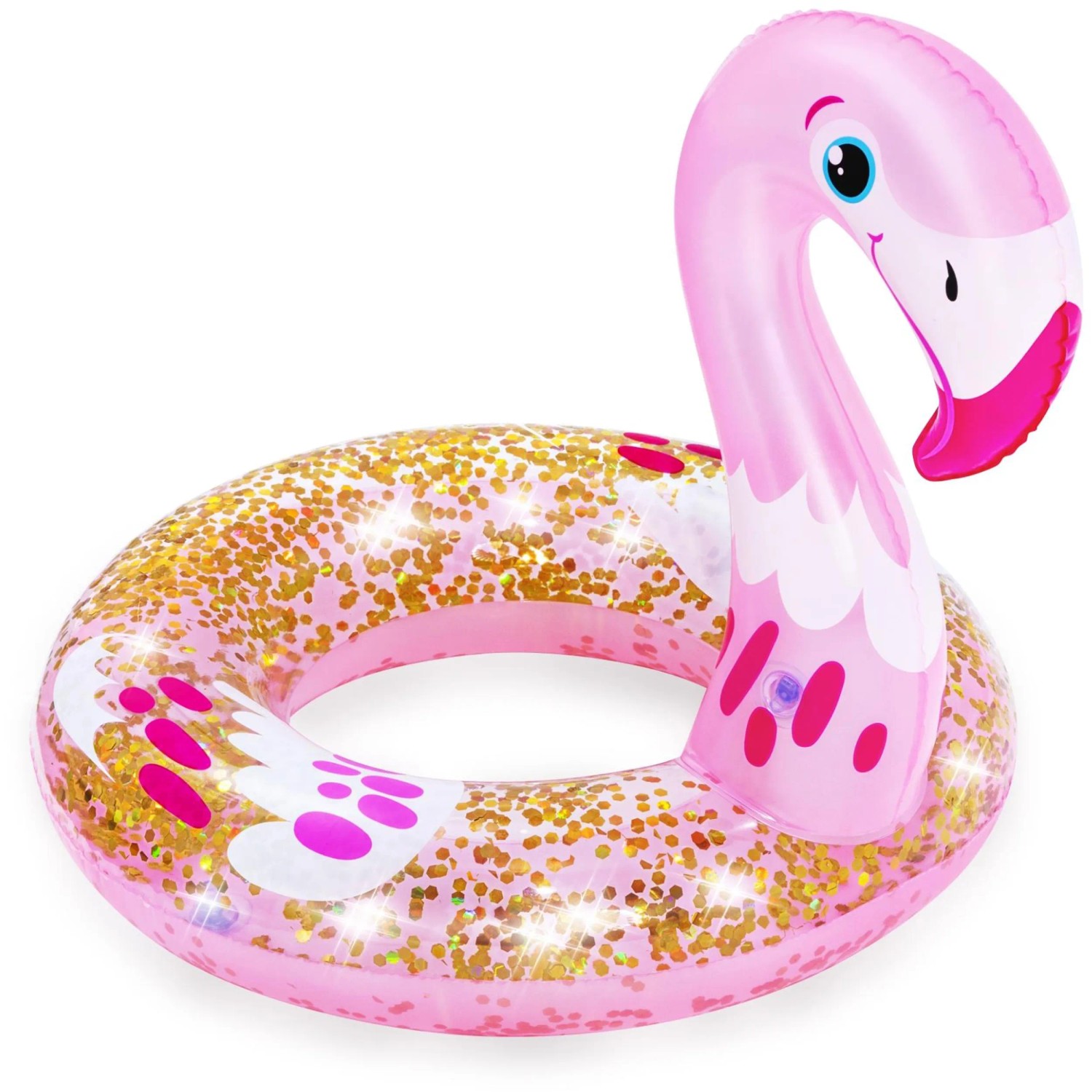 Bestway Schwimmring glitzernd mit Tierkopf 2-fach sortiert_4