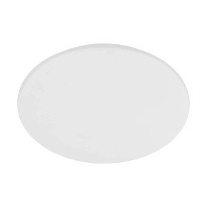 Weiße, runde LED-Deckenleuchte Pogliola von Eglo, 50 cm Durchmesser.