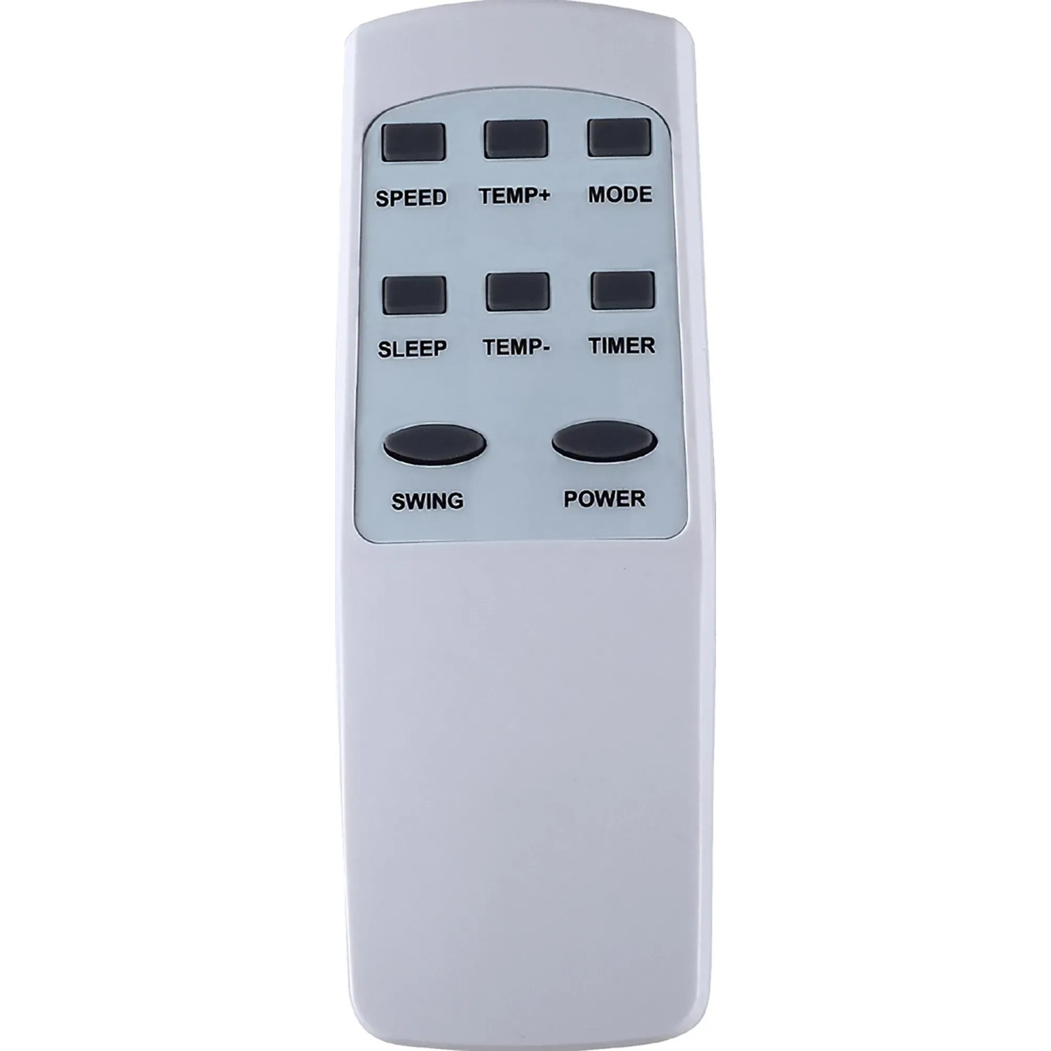 Fernbedienung für mobiles Klimagerät KGM 10000-45 zur Steuerung von Temperatur, Timer und Modus.