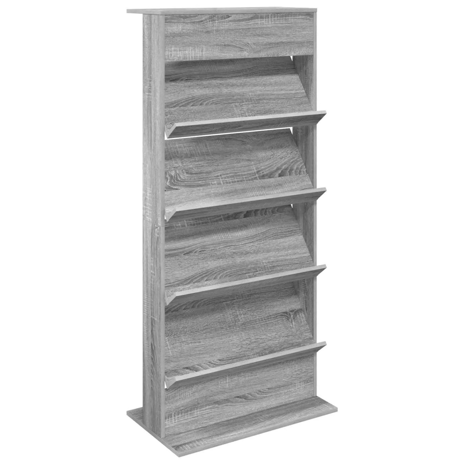 vidaXL Magazinregal Graues Sonoma 70 x 41 x 156 cm Holzwerkstoff 899524