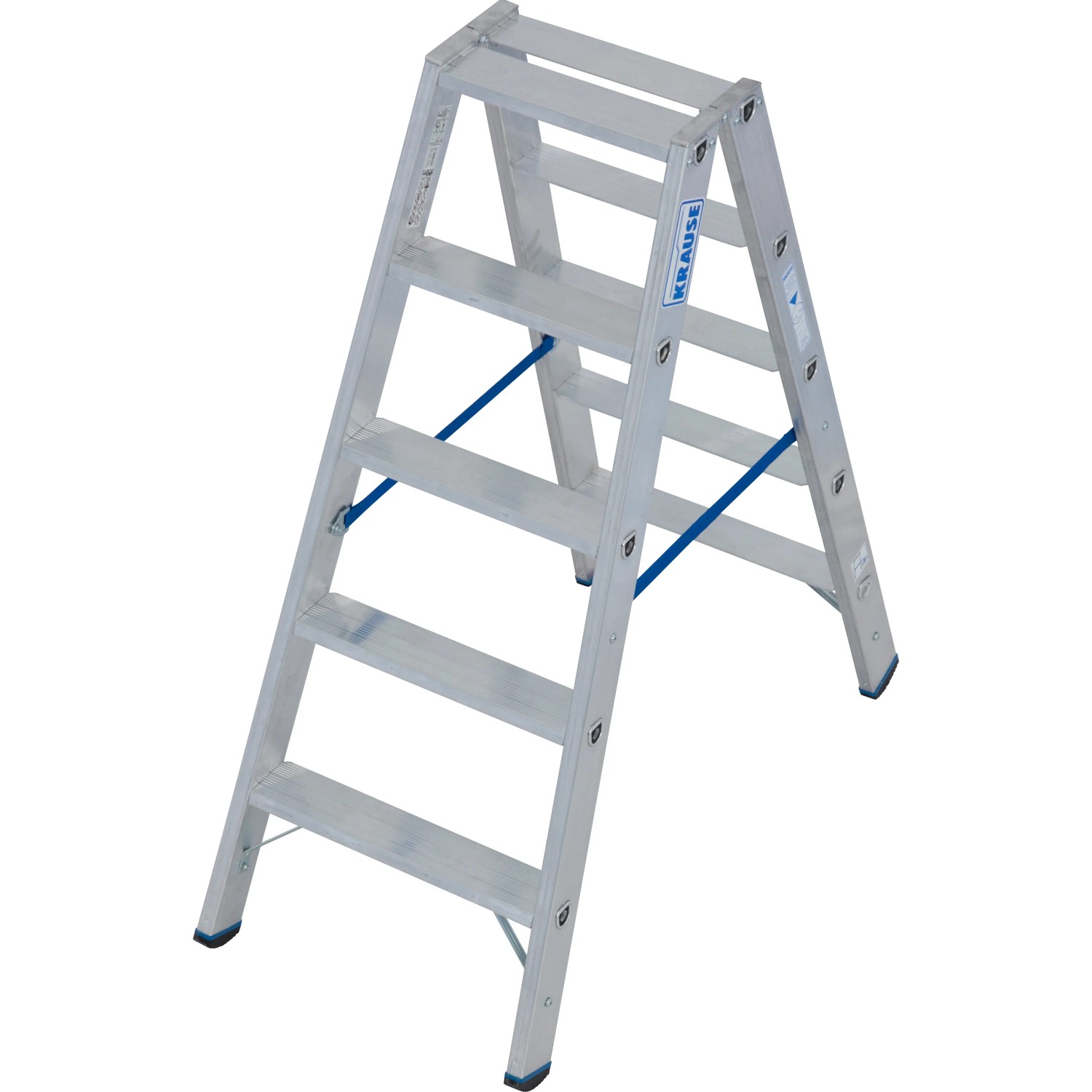 Krause Doppelleiter Stabilo 2 x 5 Stufen 120 cm x 50 cm x 105 cm