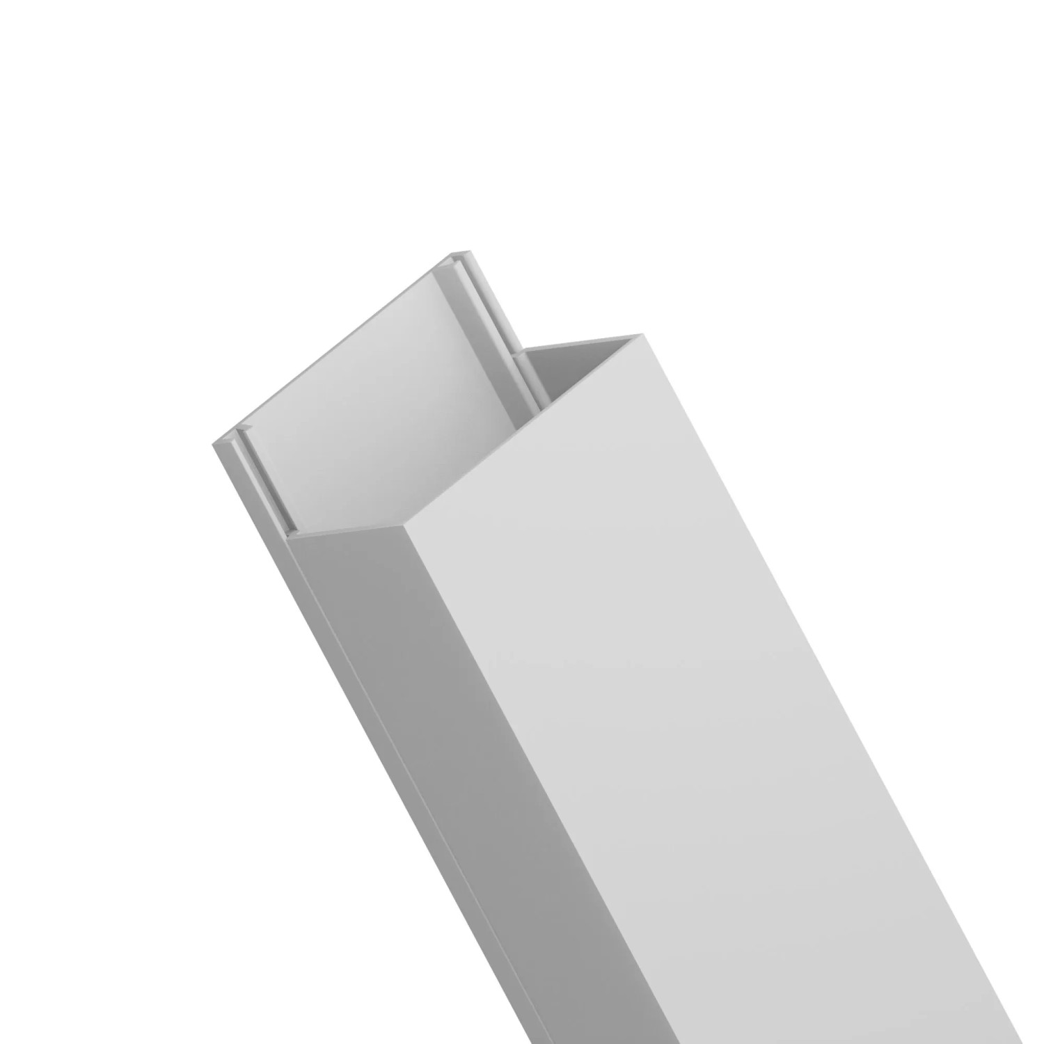 EDO Kabelkanal 40x25 mm Weiß  2 m mit Klappdeckel zur Schraubmontage