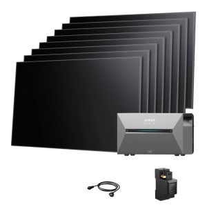 Anker SOLIX Balkonkraftwerk 8 x 480W BC Modulen Mit Solarbank 3 E2700 Pro Und Smart Meter