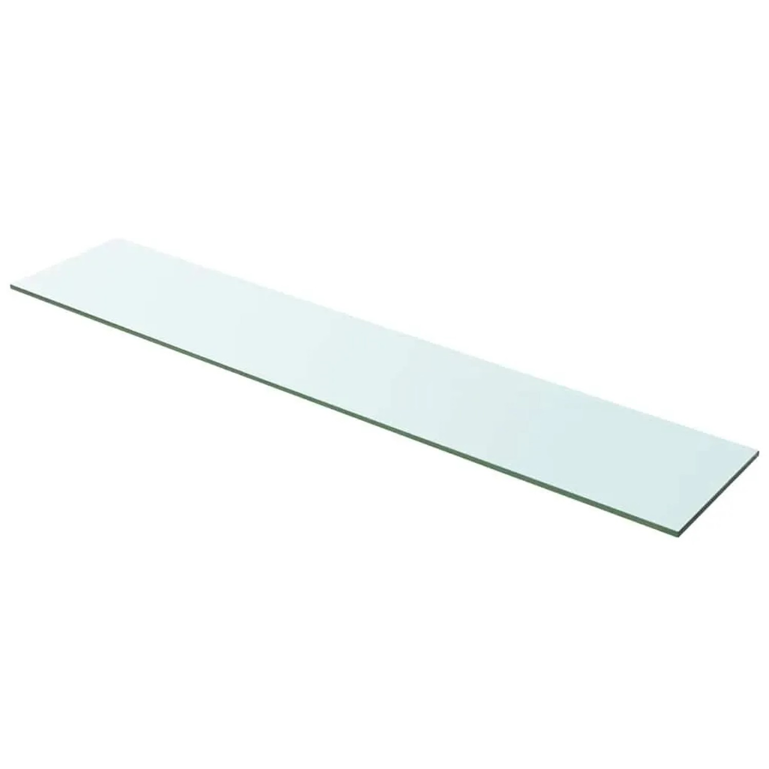 vidaXL Regalboden Glas Transparent 100x20 cm 243844