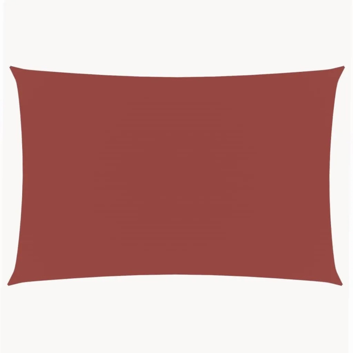 Furnicato Sonnensegel Oxford Gewebe Rechteckig 3x6 M Terrakotta Rot
