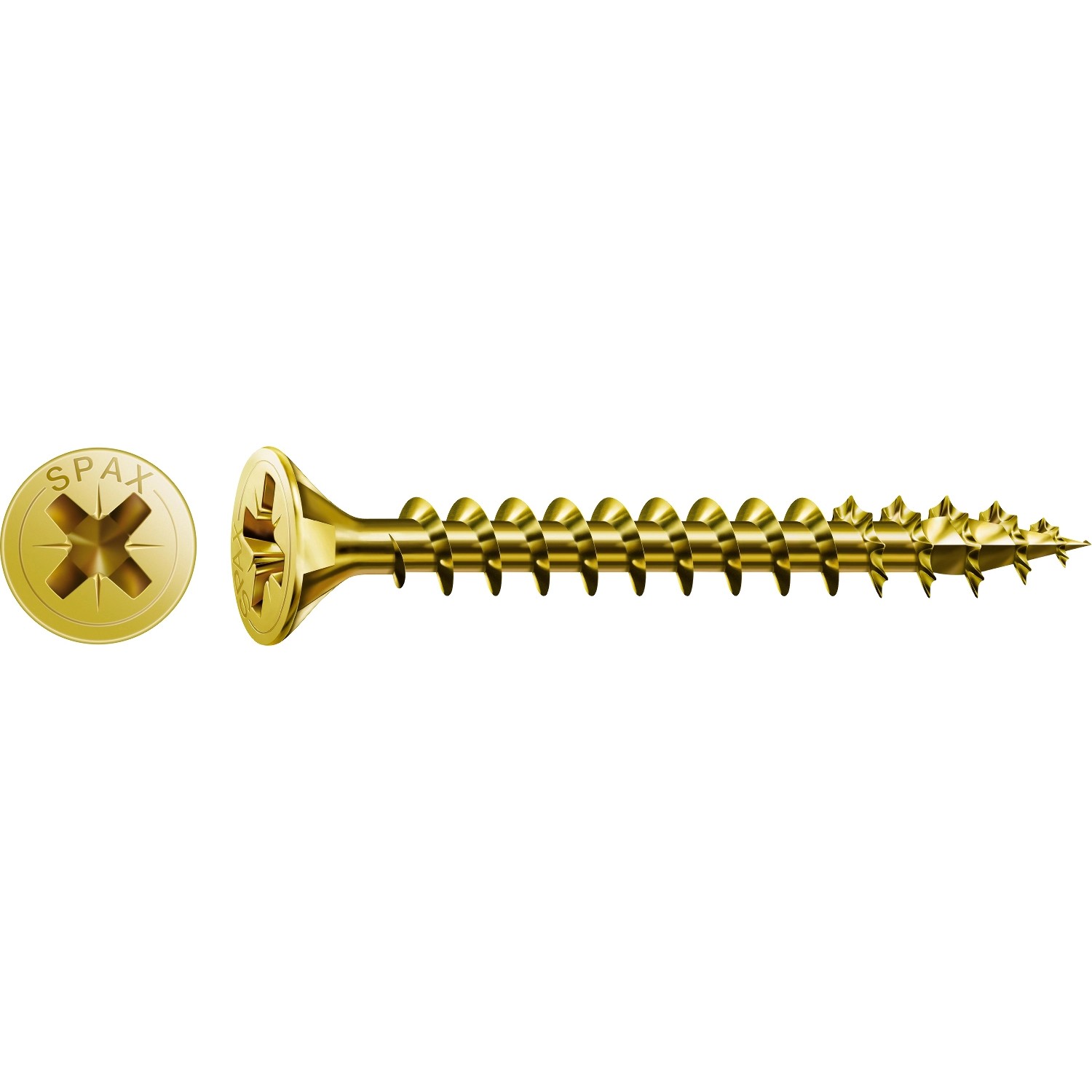 Thumbnail - Spax Senkkopf Universalschraube PZ-Antrieb Ø 4,5 mm x 45 mm 75 Stück