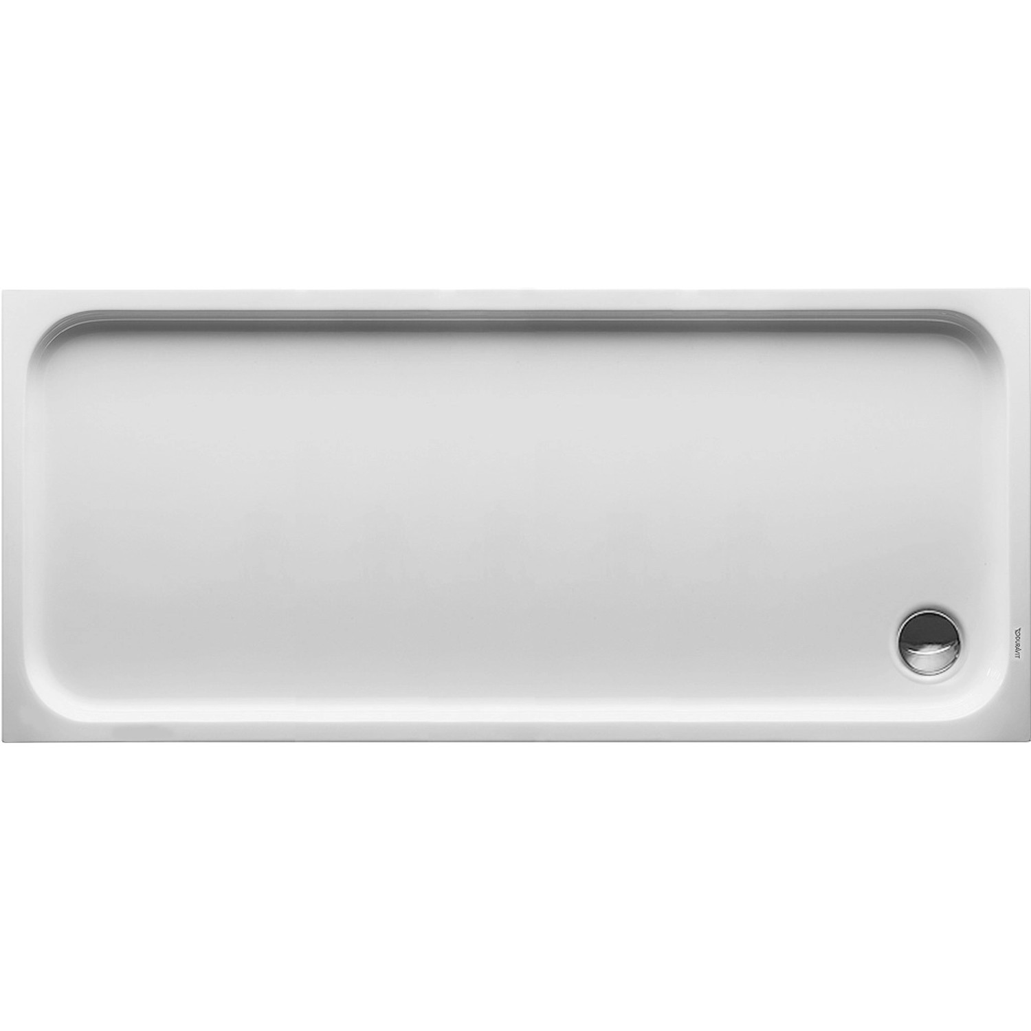 Duravit Duschwanne D-Code 170 cm x 75 cm x 8,5 cm Antislip Weiß