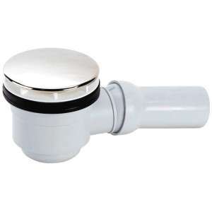 Sanitop-Wingenroth Ablaufgarnitur für Brausewanne, Ø 90mm, Chrom, mit Geruchsverschluss.