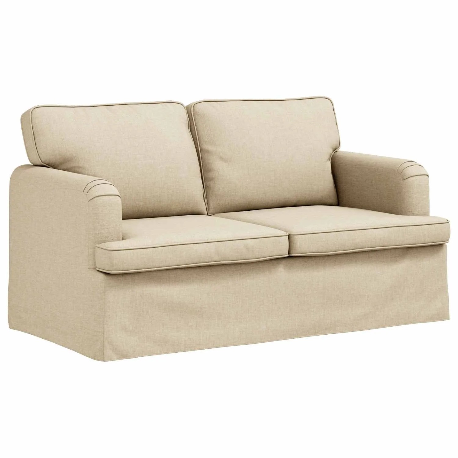 vidaXL Sofa Creme 144 x 80 x 85 cm Stoff 42024488