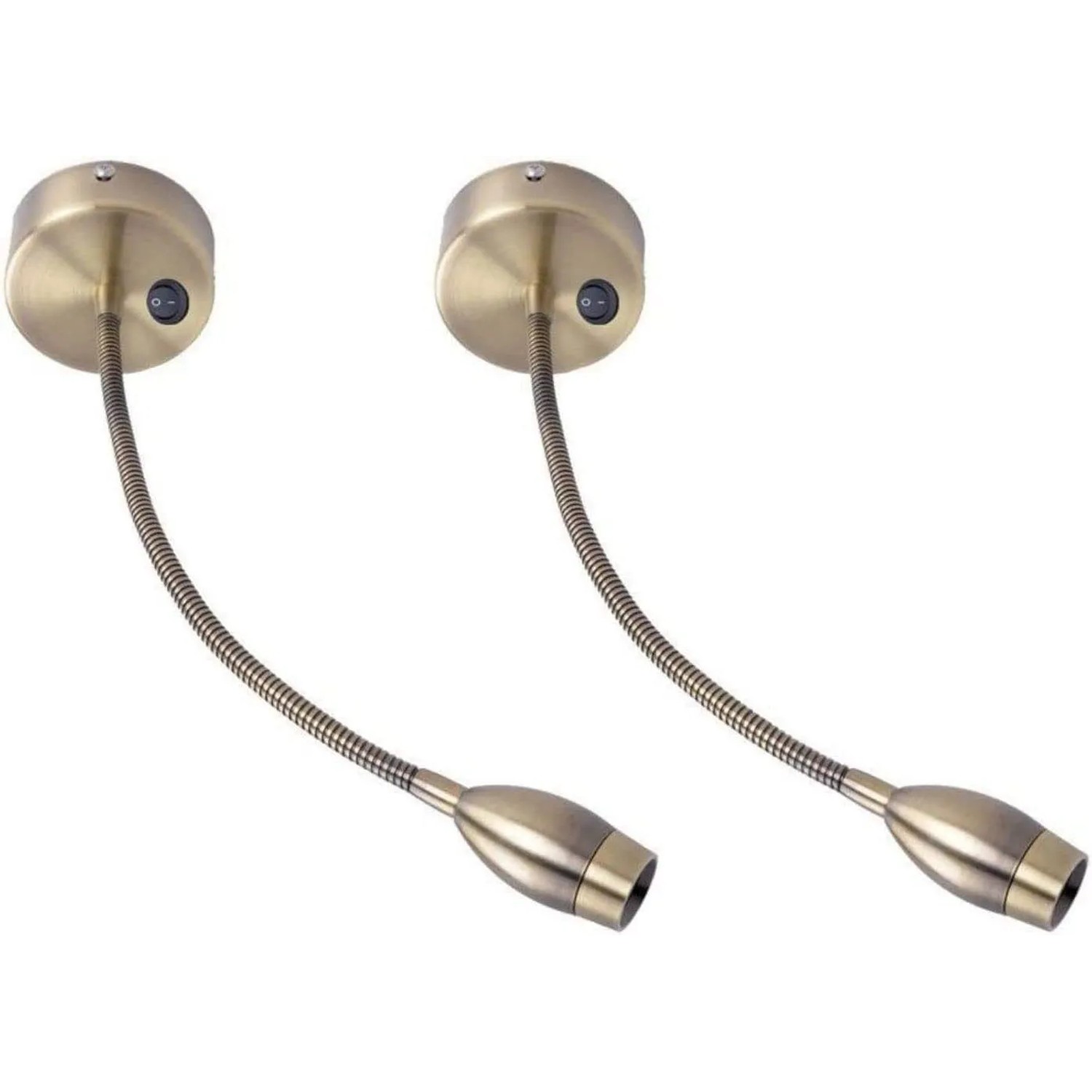 NETTLIFE LED Wandleuchte aus Aluminium L30cm Gold