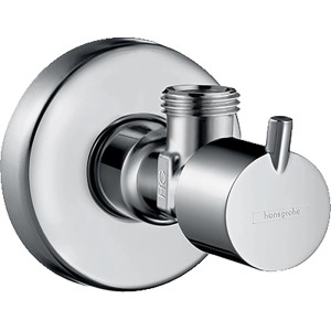 Hansgrohe Eckventil mit S Abgang G 3/8, Chrom.