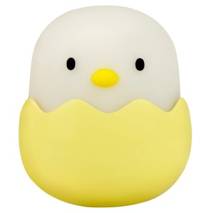 Gelbes LED-Nachtlicht Baby Eggy mit Akku, dimmbar für Kinder.
