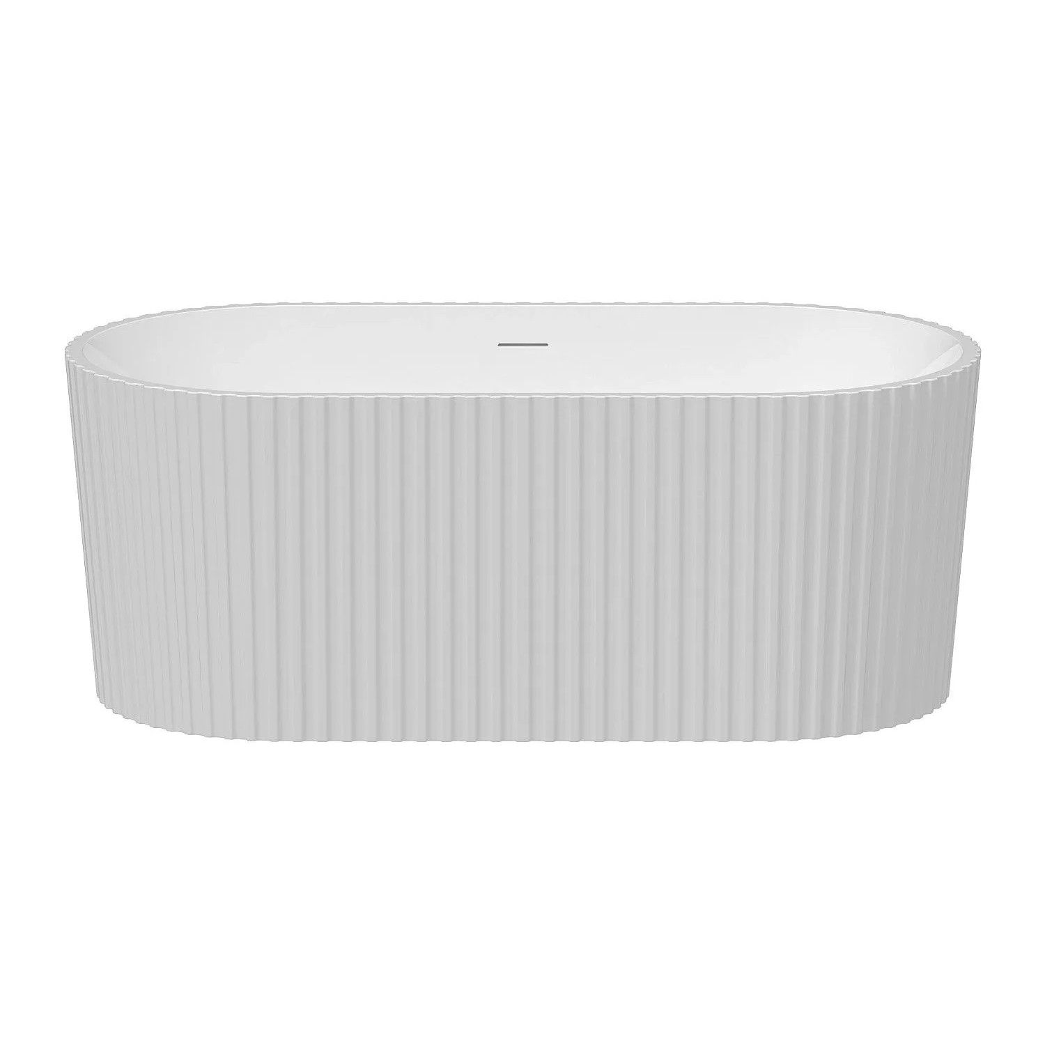 Vente-unique Freistehende Badewanne Aliena Weiß 150 cm
