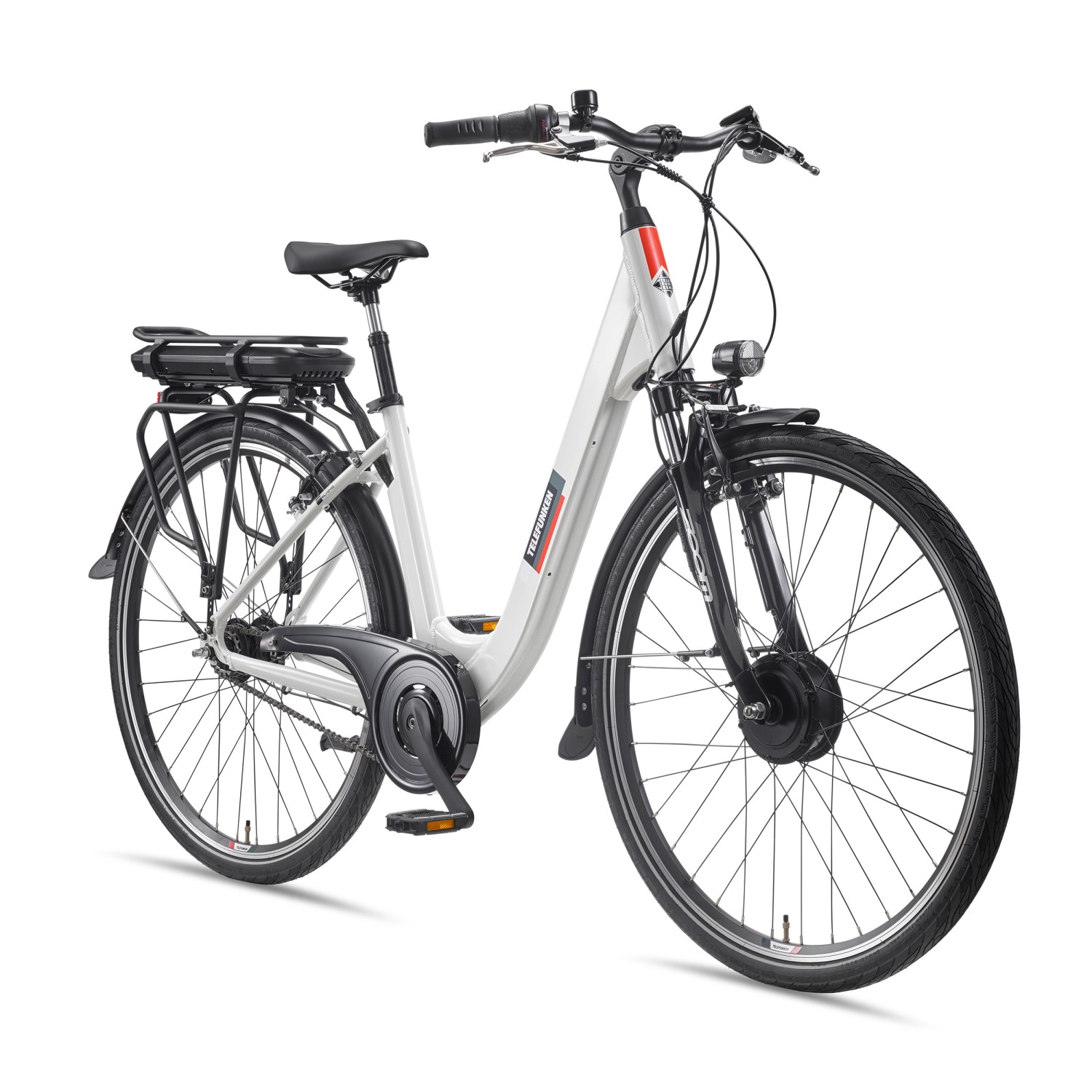 Telefunken City E-Bike 28 Zoll Frontmotor 7-Gang Nabenschaltung 468Wh Akku RC845