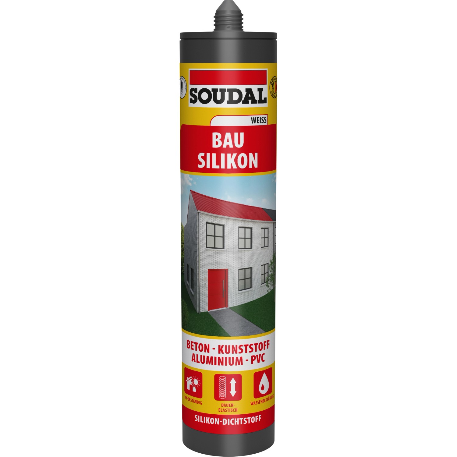 Soudal Bau & Fenster Silikon Weiß 300 ml günstig online kaufen