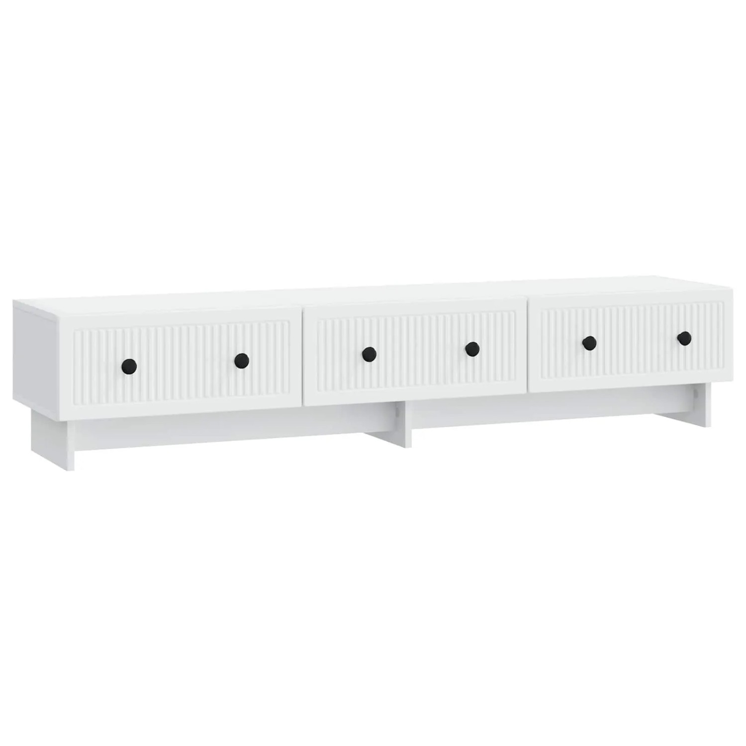 vidaXL TV-Schränk mit Schubladen Weiß 147 x 34,5 x 30 cm Holzwerkstoff 894015