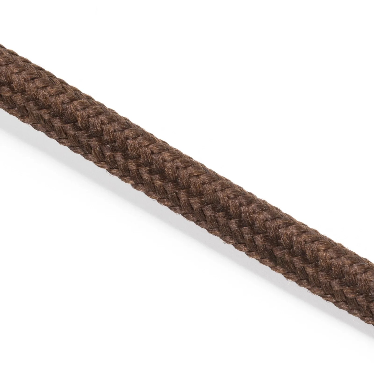 Braunes, dünnes Orion Lightstyle Textilkabel (4,7mm) als Meterware.