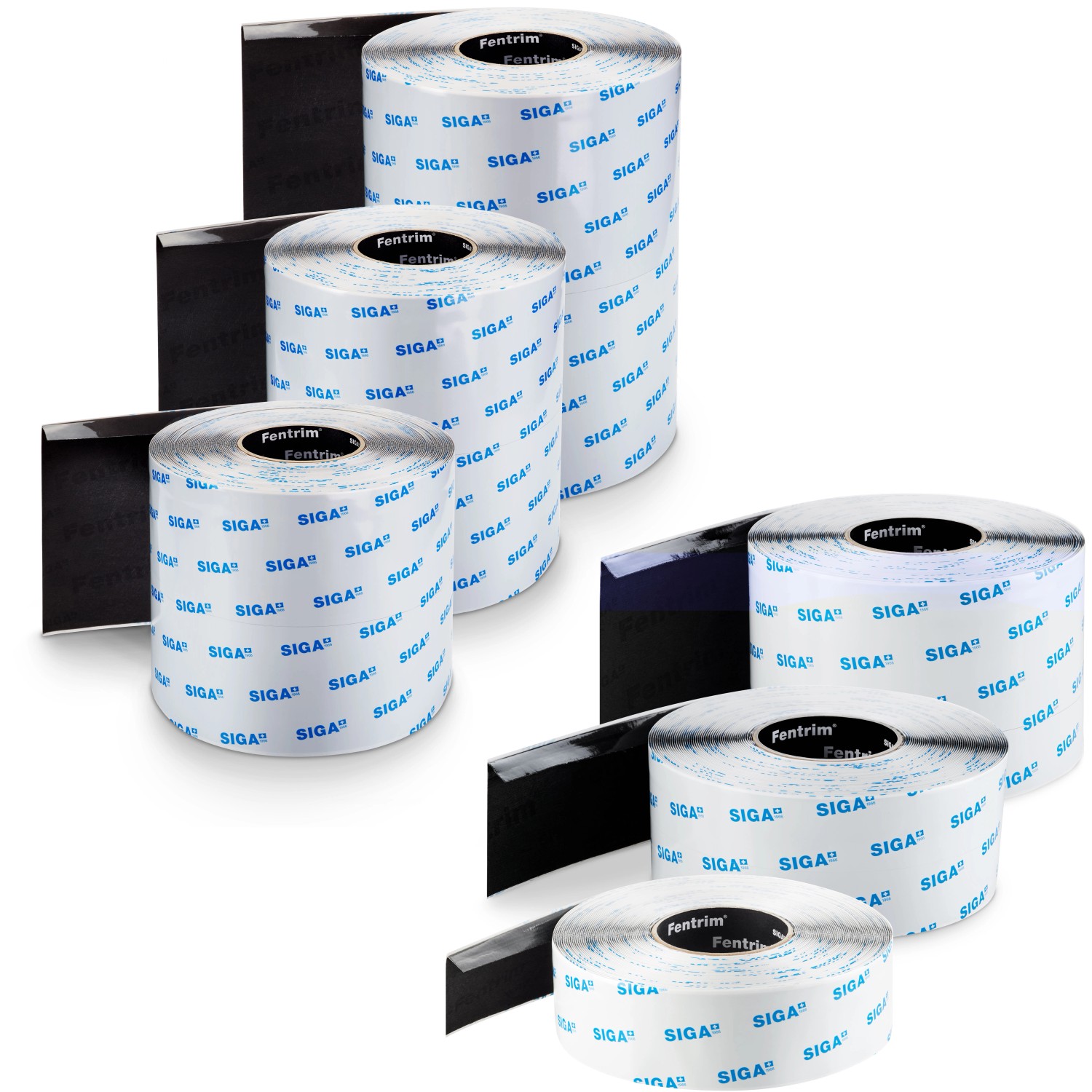 Siga Fentrim IS 2 Klebeband, 15/60 mm x 25 m, Rollen Dämmstoffzubehör für winddichte Verklebung.