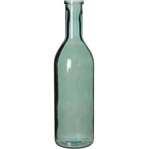Grüne Mica Decorations Glasflasche Rioja, 50 cm hoch, Ø 15 cm. Dekorative Vase aus Glas.