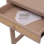 Proregal Schreibtisch HxBxT 78x110x60 cm Schublade Holz Helltaupe Bürotisch Laptoptisch Arbeitstisch_4