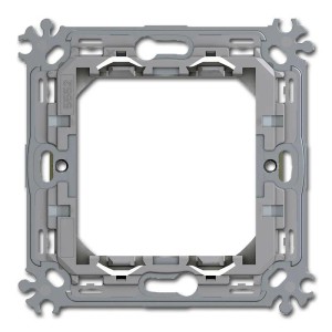 TEM MODUL PLUS Montageträger 2M ohne Krallen aus Metall, Zubehör für Schalterdosen.