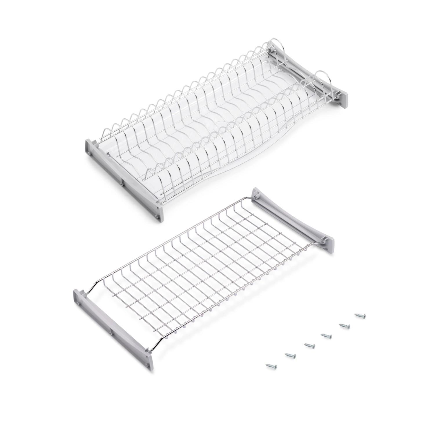 Emuca Geschirrabtropfer Suprastar für Hochschränke Modul 900 mm Stahl Grau Lackiert