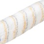 LUX Dispersionswalze 25cm, Polymix, gold-grau gestreift, für Wandfarben und Fassadenfarben.