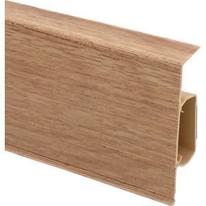 Kabelkanalleiste Cubica 60 sk Royal Elm, selbstklebend, für unsichtbare Kabelverlegung.