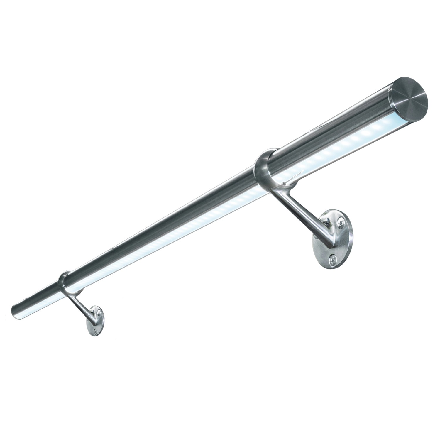 Treba LED-Handlauf-Set LR1 Ø 4,2 cm x 150 cm Aluminium Eloxiert günstig online kaufen