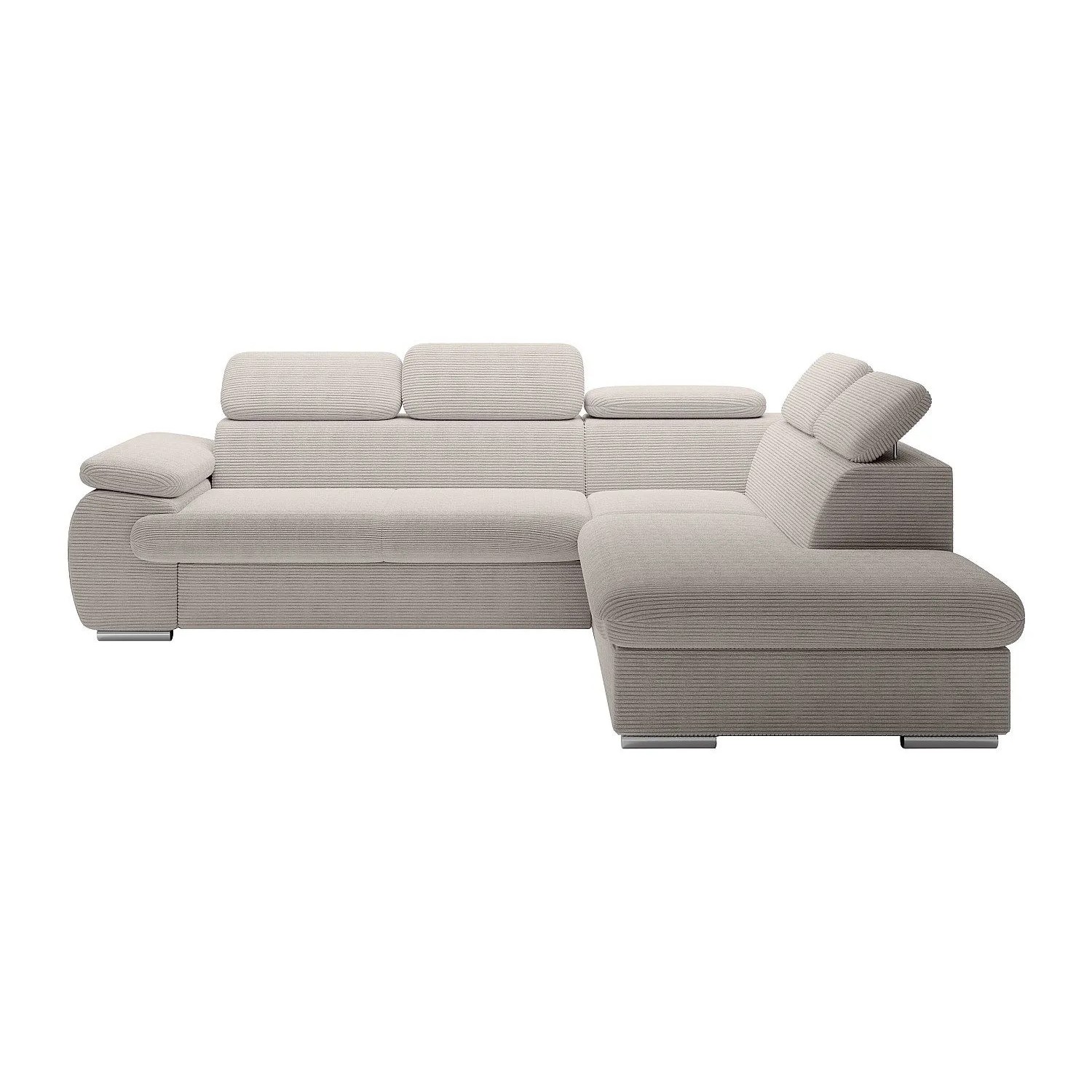 Vente-unique Schlafsofa Fabien Beige 271 cm
