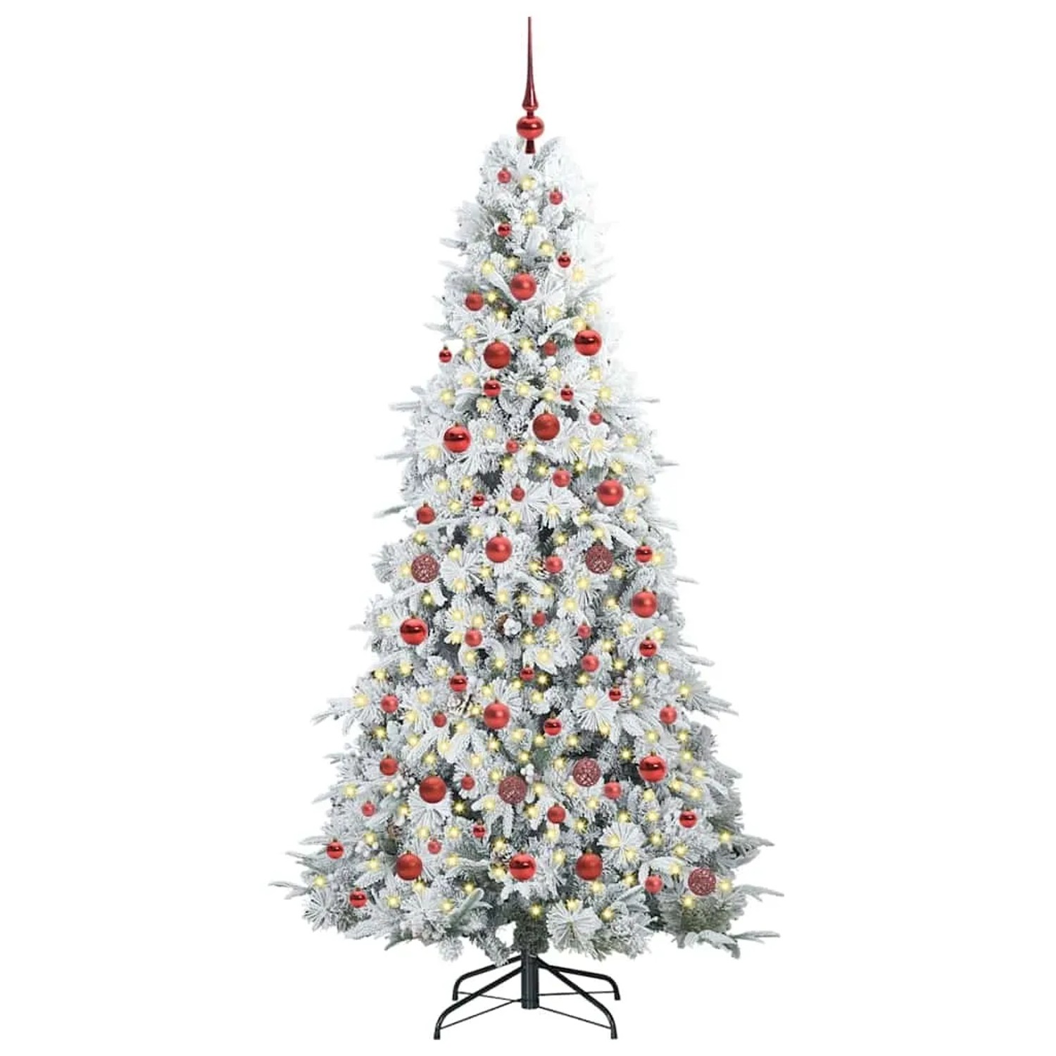 vidaXL Künstlicher Klappbarer Weihnachtsbaum Grün 180 cm PE und PVC 3397484
