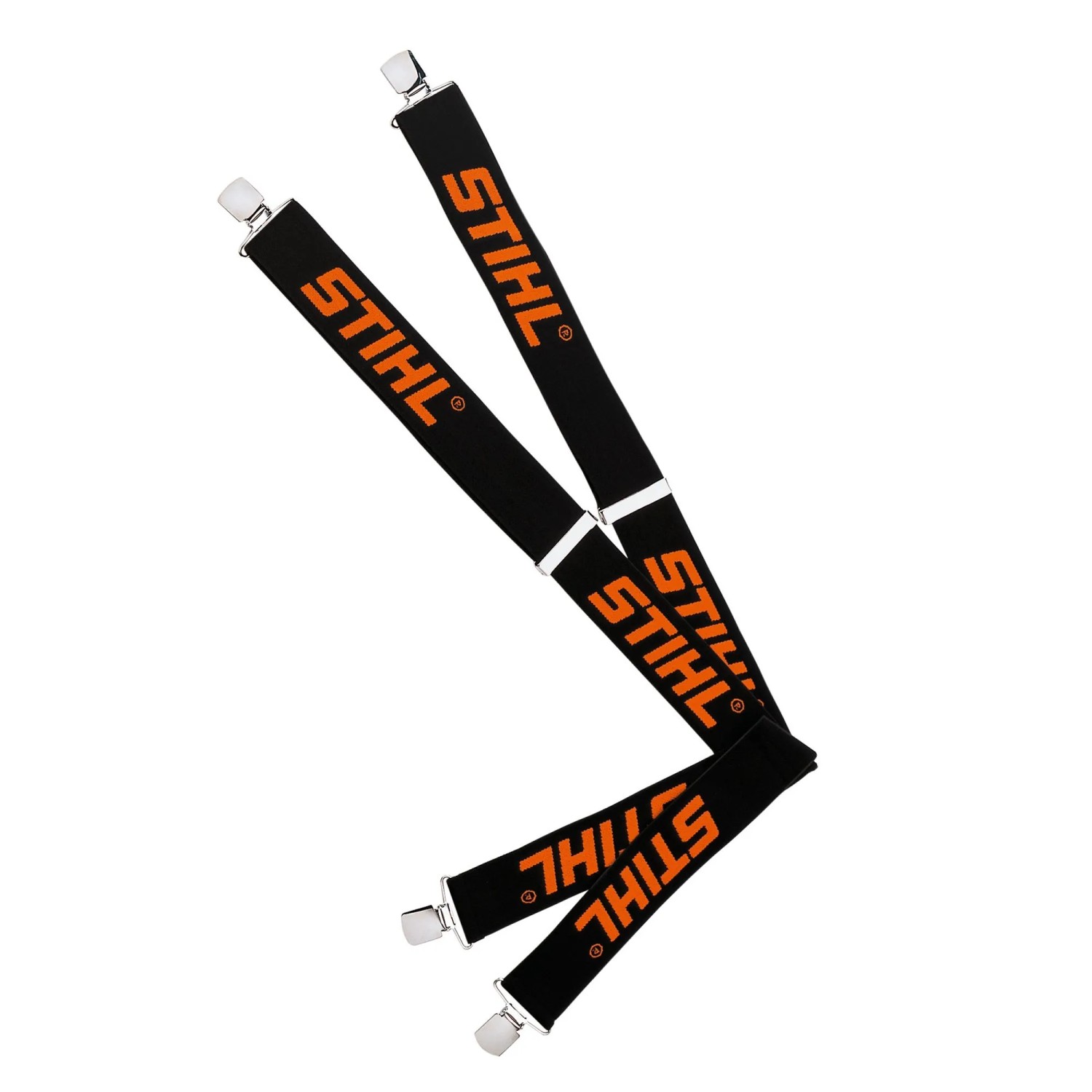 Stihl Hosenträger mit Metallklips Schwarz