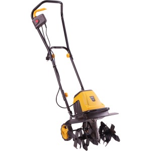 Texas Elektro-Motorhacke El-Tex1400, gelb/schwarz, für kleine Beete und zwischen Sträuchern.