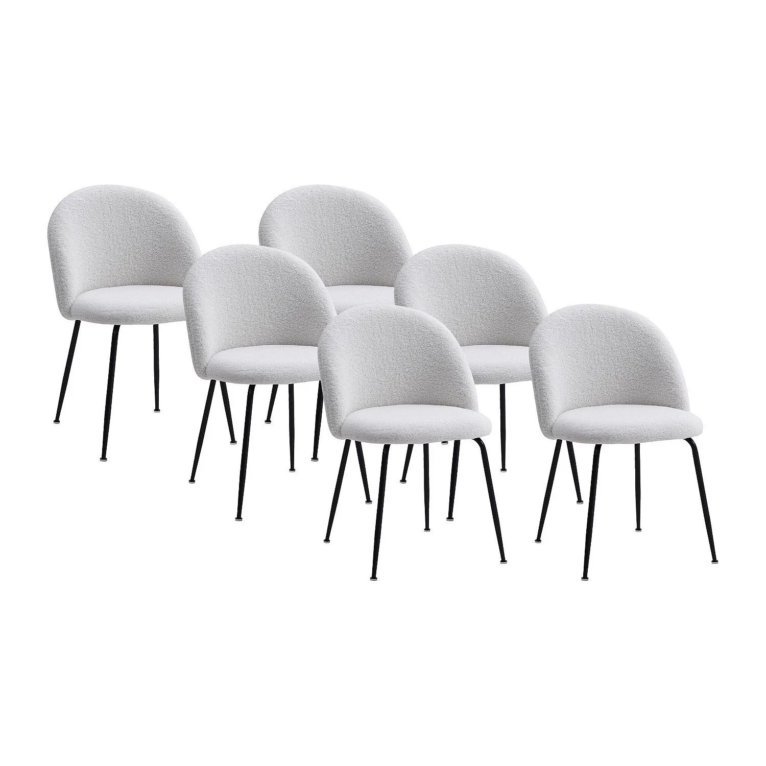 Vente-unique Stuhl Melbourne Weiß 50 cm